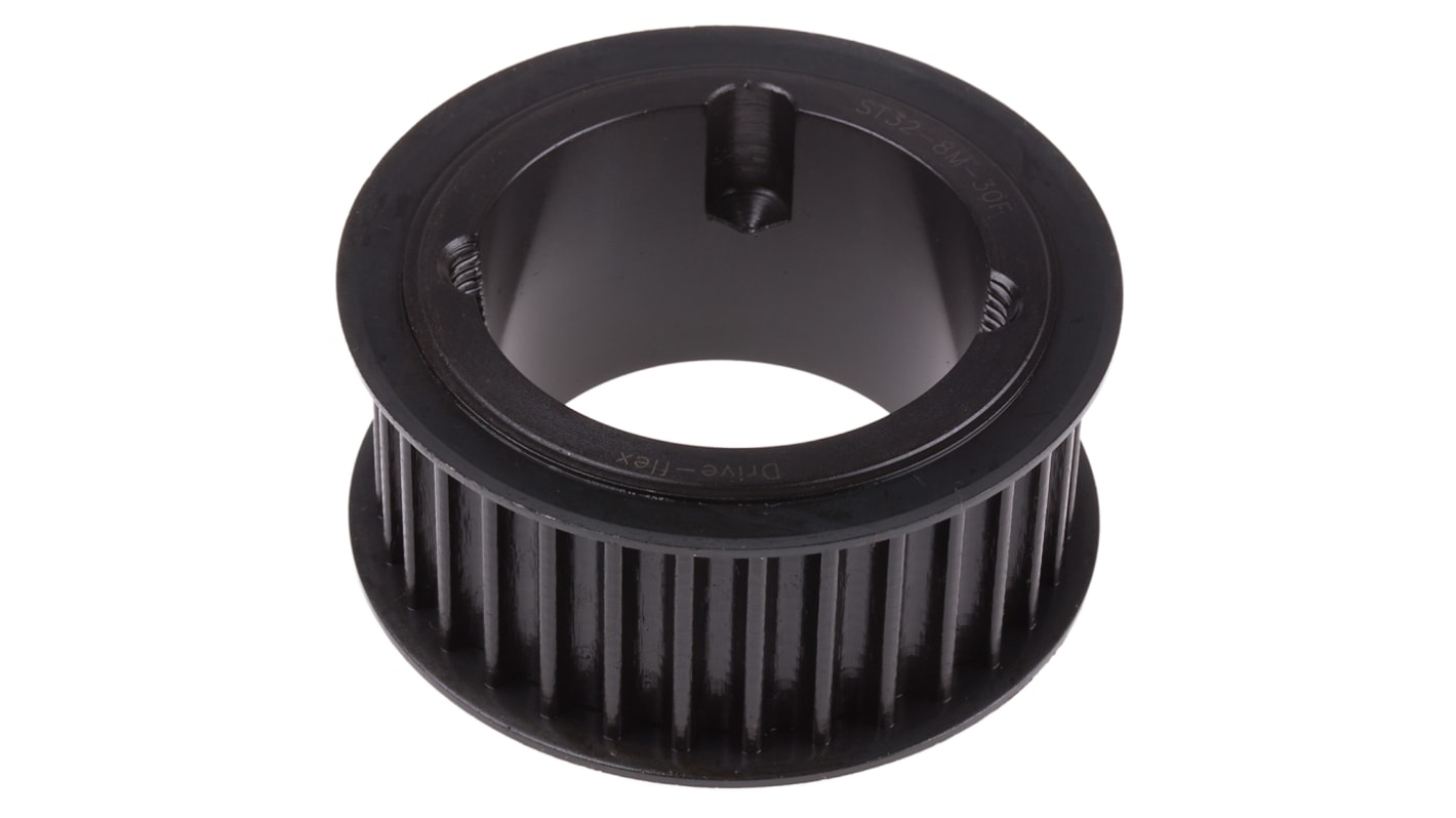 Poulie pour courroie crantée en Acier 32 dents , pas de 8mm