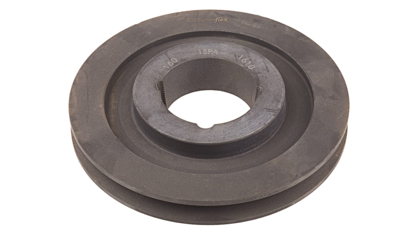 RS PRO Pulley, Cast Iron, Steel