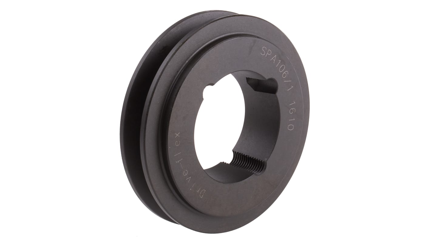 RS PRO Pulley, Cast Iron, Steel