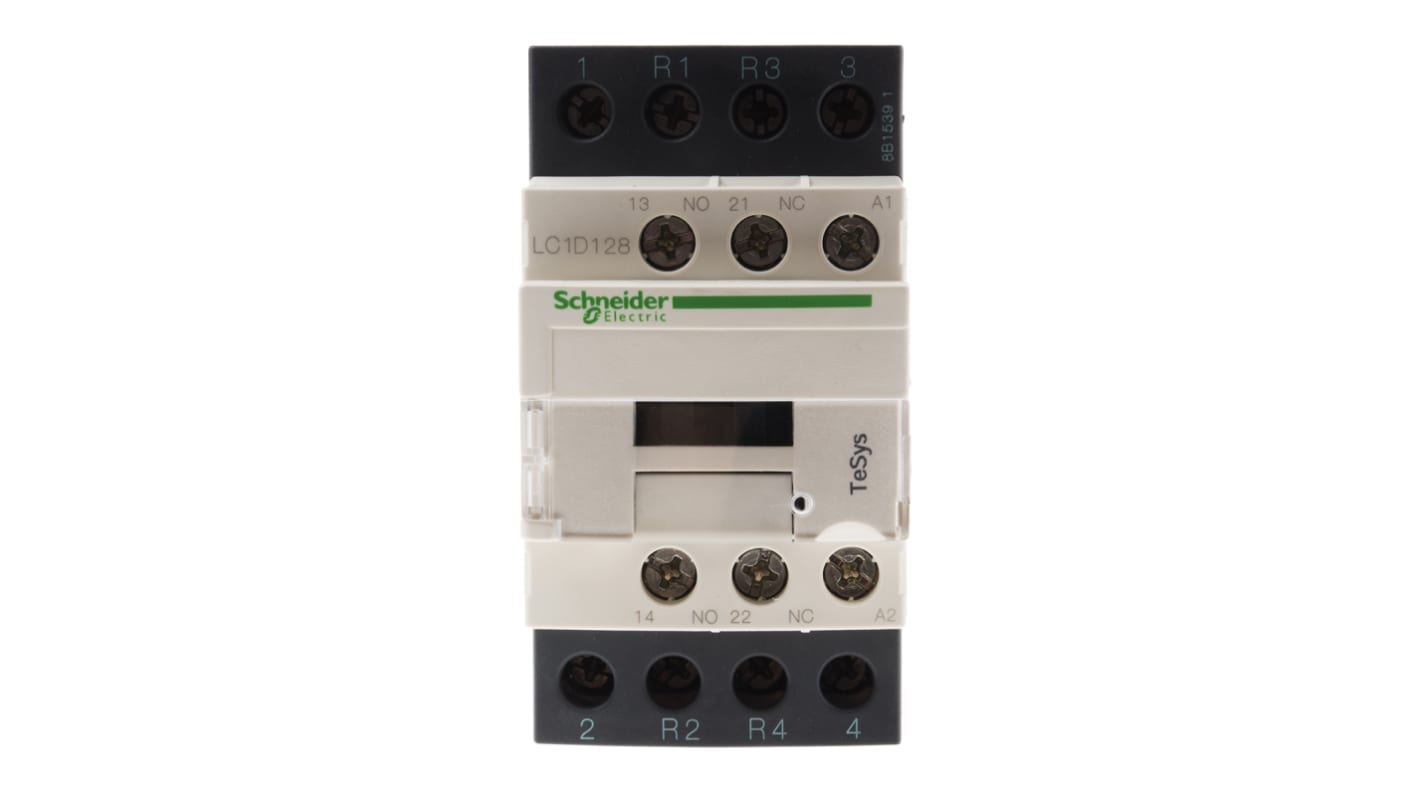 Schneider Electric LC1D Series Contactor, 230 V ac Coil, 4-Pole, 25 A, 2NO + 2NC, 690 V ac