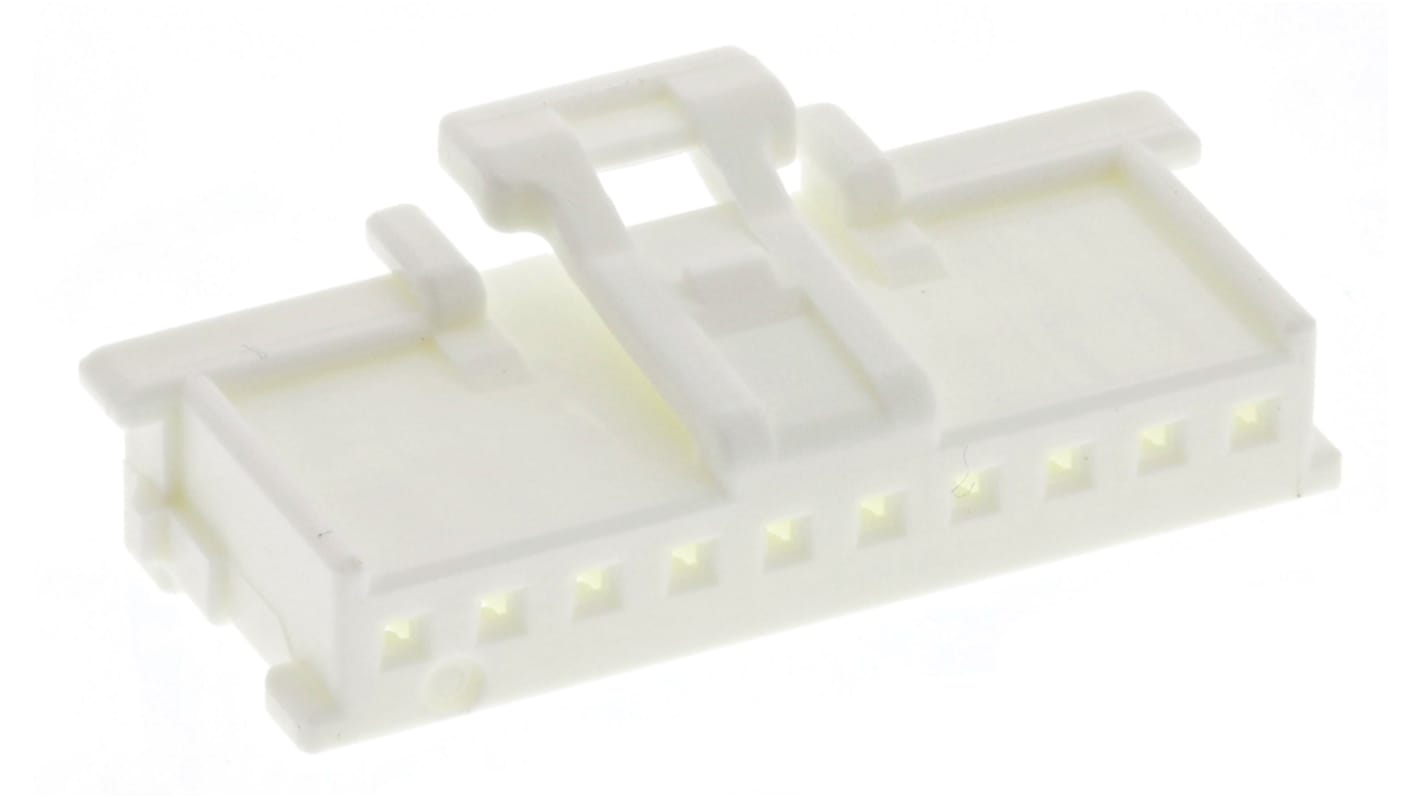 Carcasa de conector Molex 51382-1000, Serie MicroClasp, paso: 2mm, 10 contactos, , 1 fila filas, Recto, Hembra, Montaje