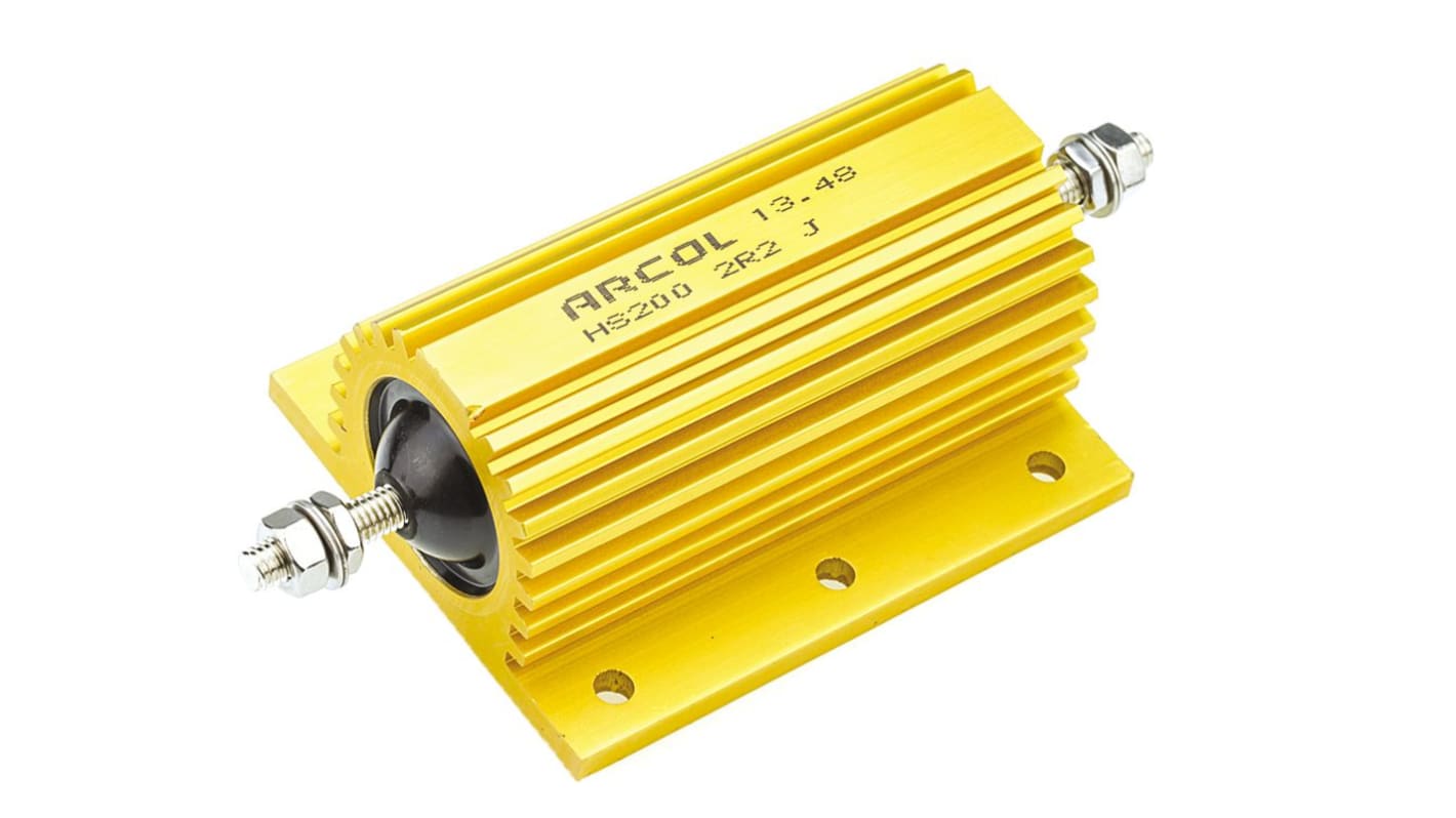 Arcol シャーシ取り付け抵抗器,200W,2.2Ω,±5%