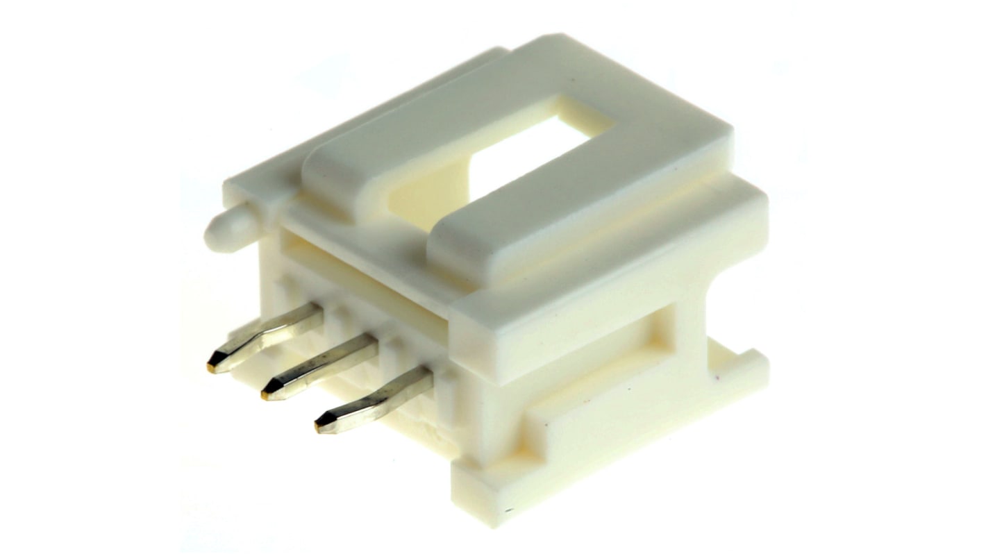 Molex MicroClasp Series Straight Through Hole PCB Header, 3 Contact(s), 2.0mm Pitch, 1 Row(s), Shrouded