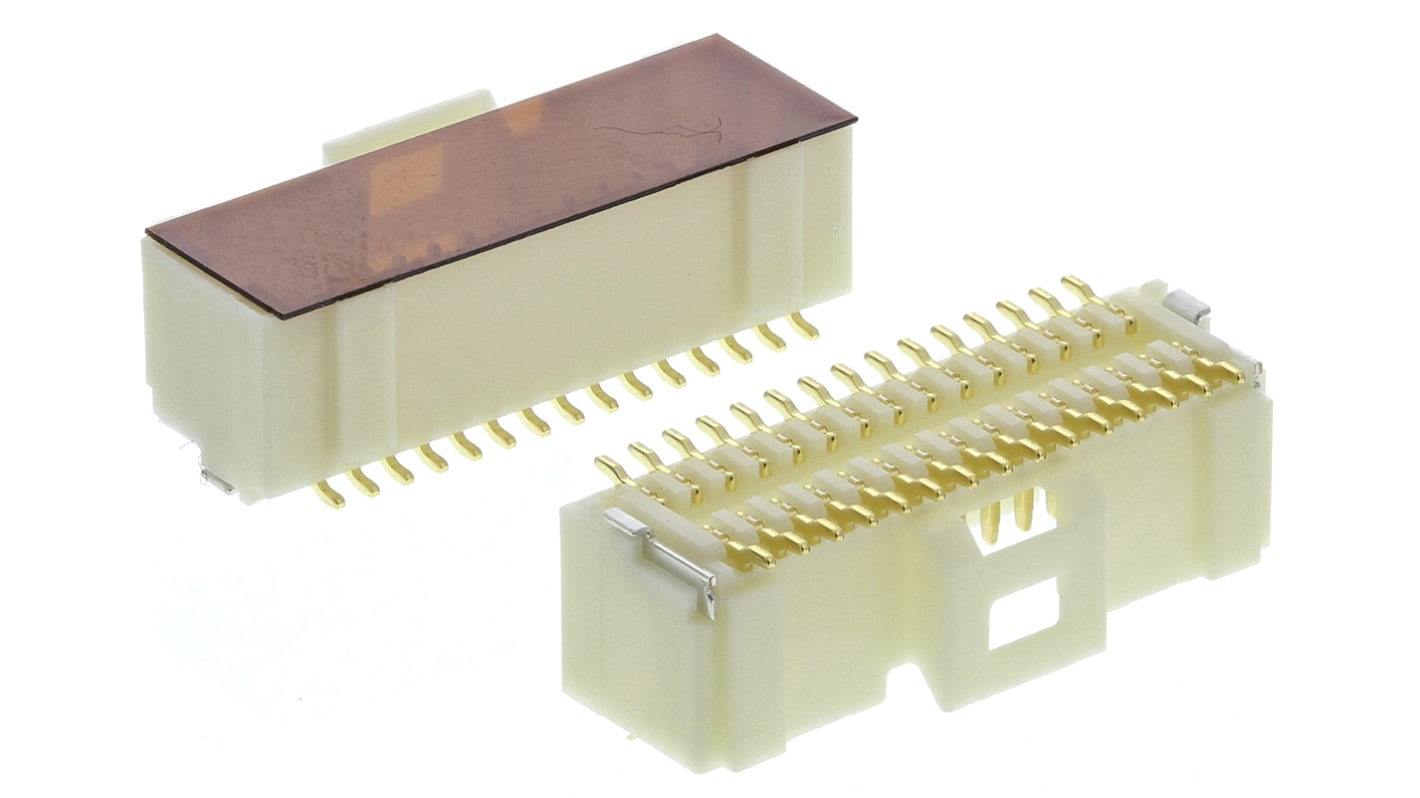 Molex Pico-Clasp Series Straight Surface Mount PCB Header, 30 Contact(s), 1.0mm Pitch, 2 Row(s), Shrouded