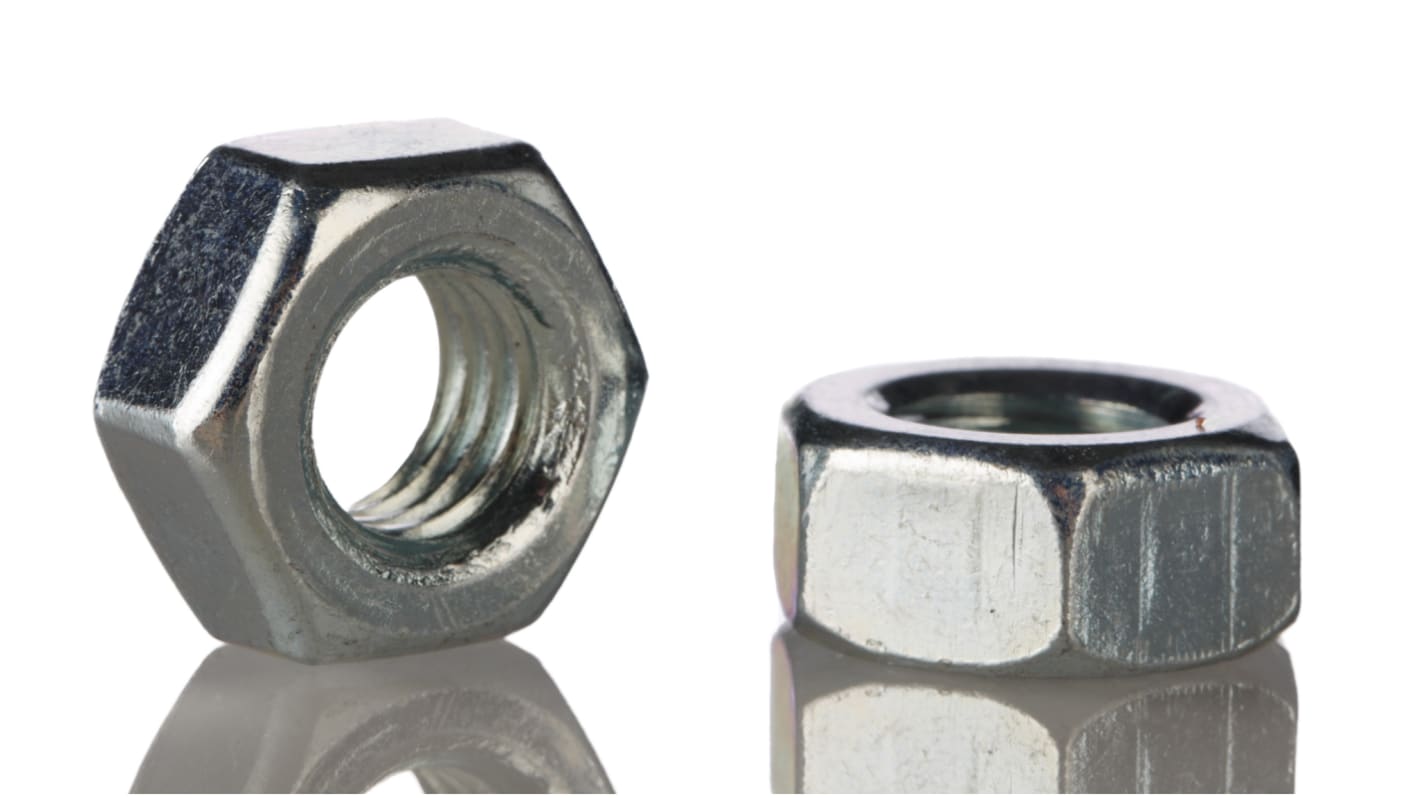 RS PRO Steel Screw Nut, 8-32 (11/32X1/8)in