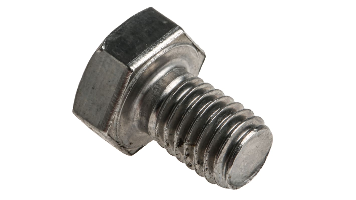 RS PRO Stainless Steel Hex, Hex Bolt, M8 x 12mm