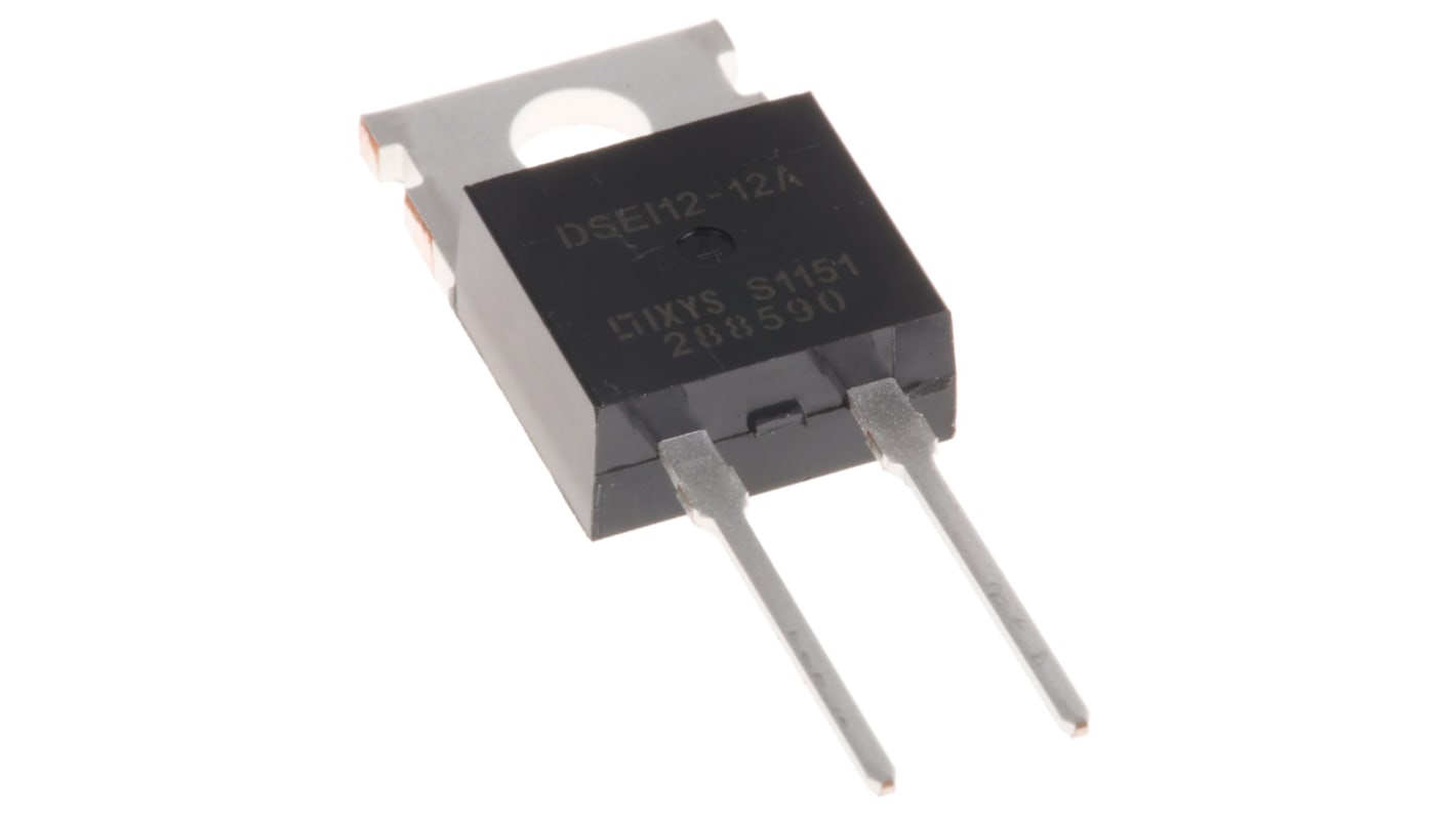 IXYS 1200V 11A, Rectifier Diode, 2-Pin TO-220AC DSEI12-12A