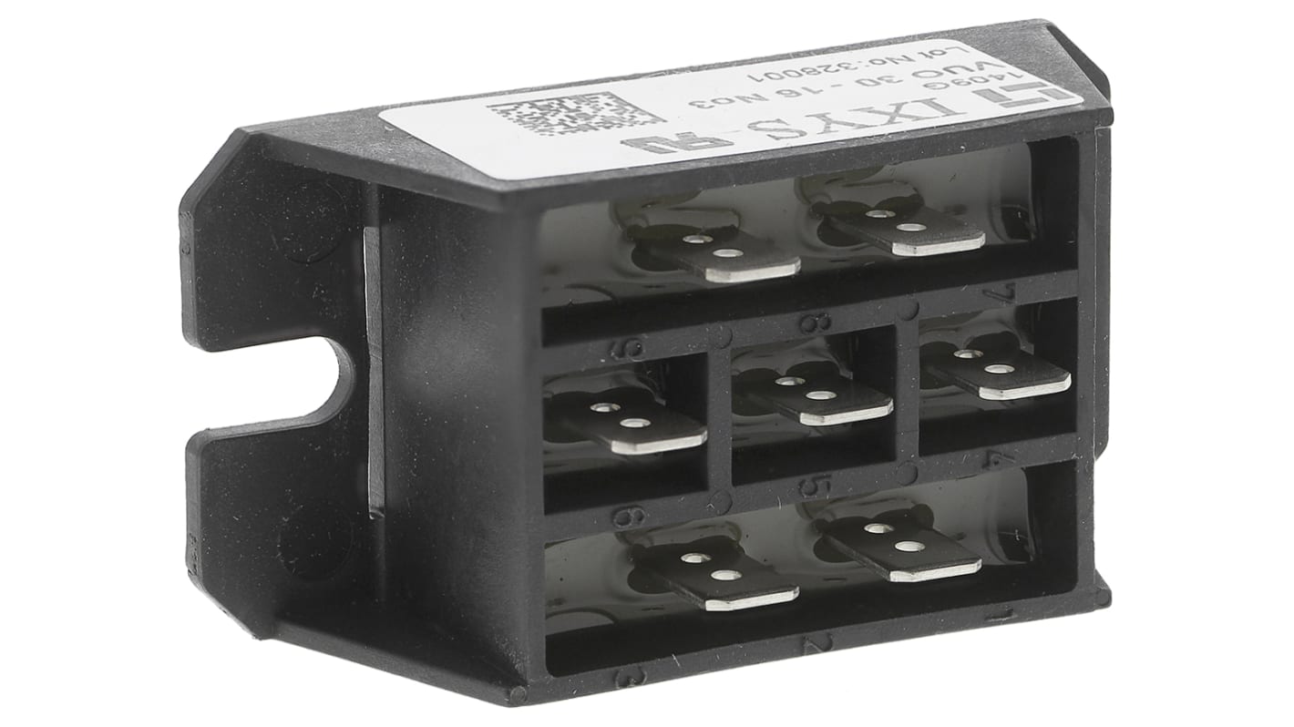 IXYS Bridge Rectifier Module, 50A, 1600V, 3-phase, 5-Pin