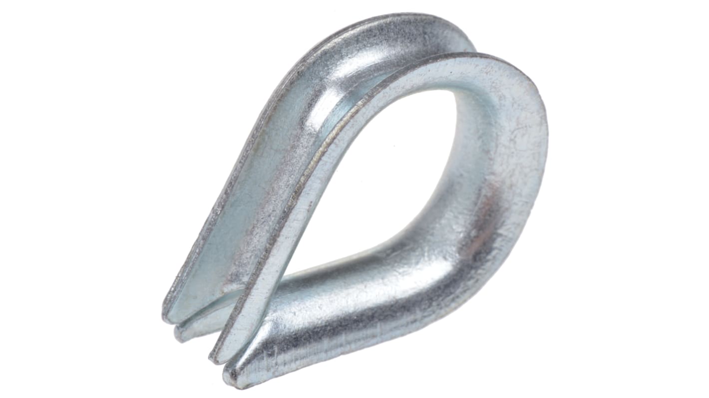 RS PRO Kausche Stahl Galvanisiert, 5mm