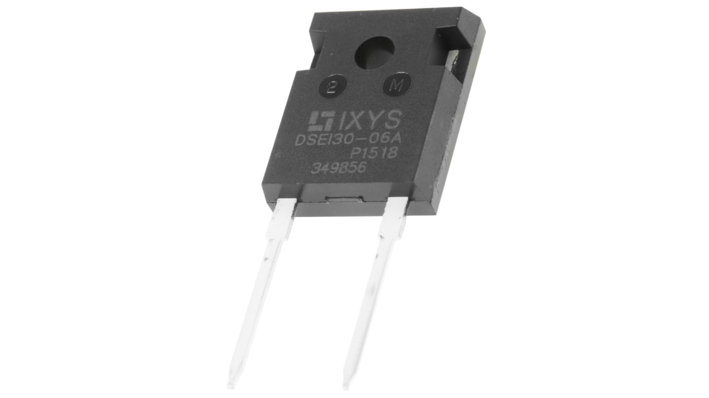 IXYS 整流ダイオード, 37A, 600V スルーホール, 2-Pin TO-247AD シリコンジャンクション 1.6V