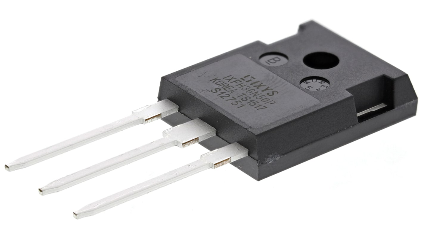 MOSFET IXYS IXFH36N50P, VDSS 500 V, ID 36 A, TO-247AD de 3 pines, , config. Simple