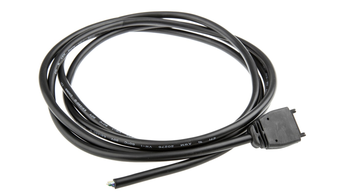 Molex HANDYLINK Serielles Kabel / HandyLink Stecker / offenes Ende, 2m, Schwarz