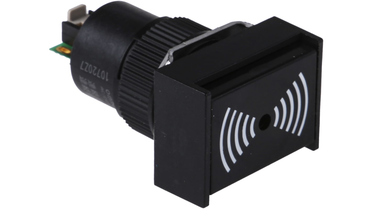 Omron Panel Mount Buzzer, 12 → 24 V ac/dc, 80dB at 1 m, AC, DC, Single-Tone