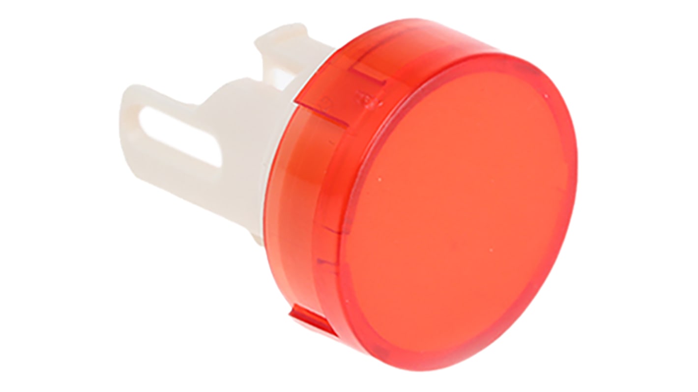Lente pulsante Rotonda Omron A3CT-500R, colore Rosso