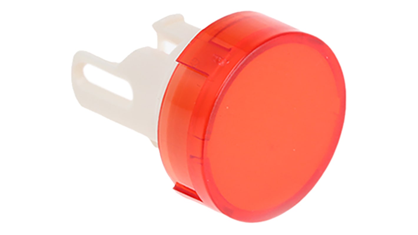 Omron Red Round Push Button Lens