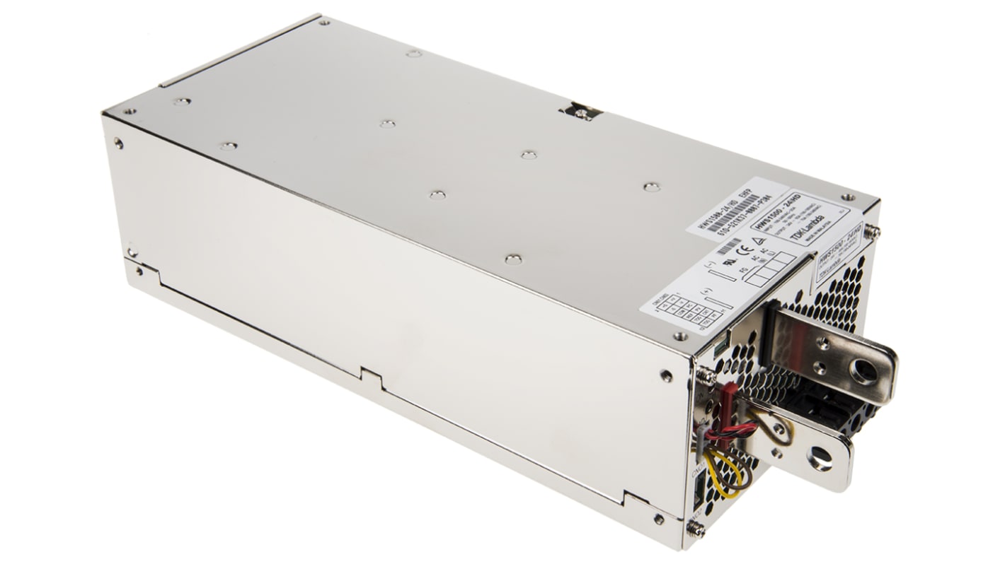 TDK-Lambda Switching Power Supply, HWS1500-24/HD, 24V dc, 70A, 1.5kW, 1 Output, 120 → 330 V dc, 85 → 265