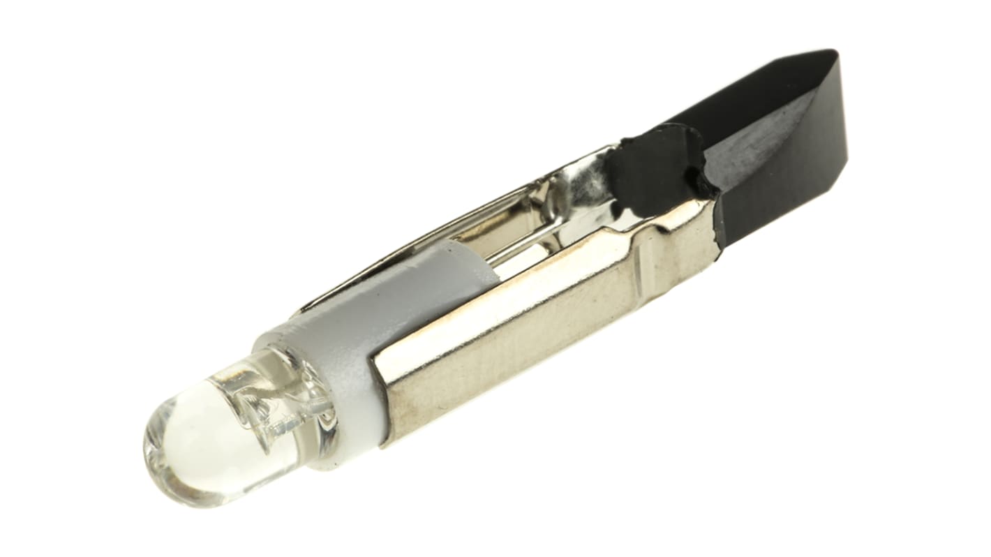 Signallampe, Hvid, sokkel: Telefonlampe, Single-chip, Diameter: 5.5mm, 24V