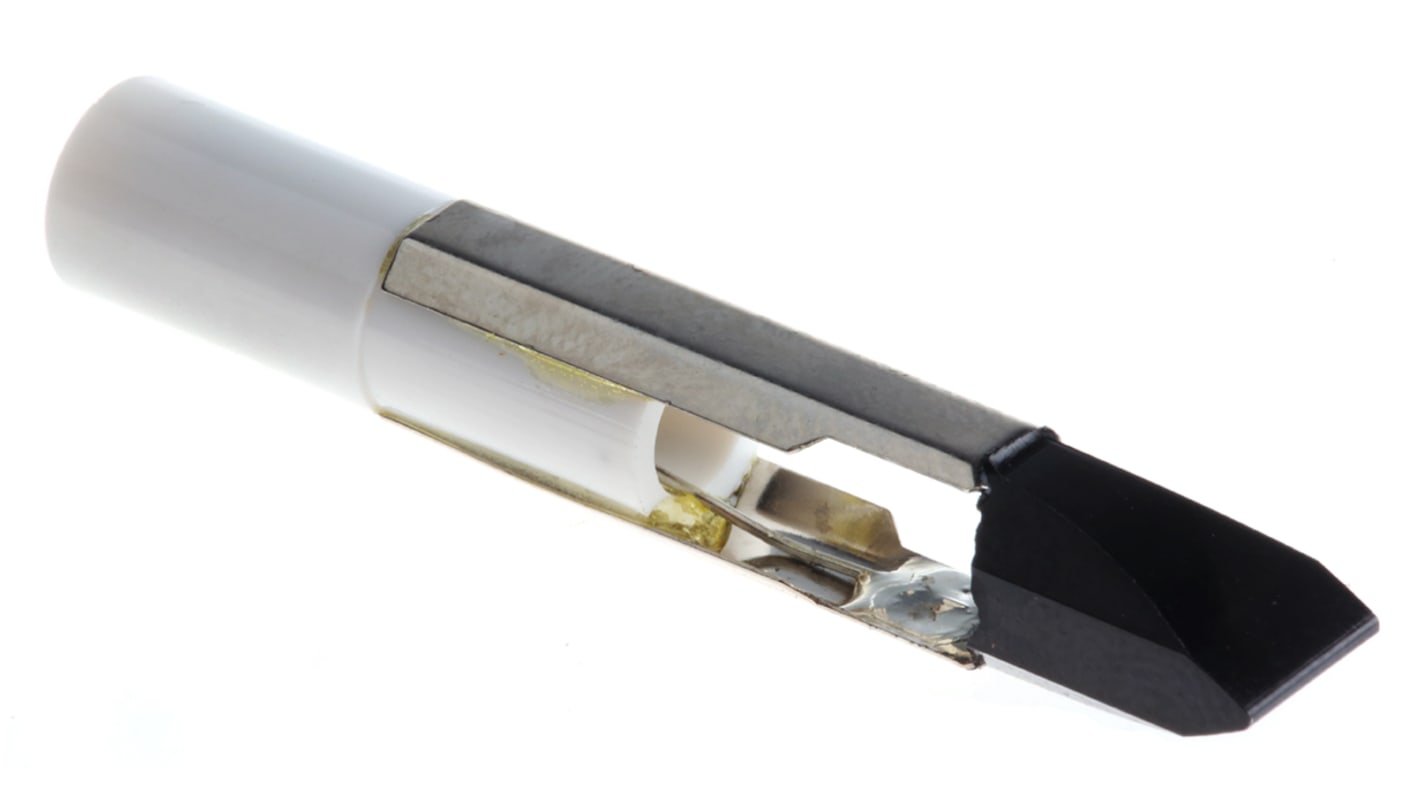 RS PRO White LED Indicator Lamp, 28V dc, Telephone Slide Base, 6.8mm