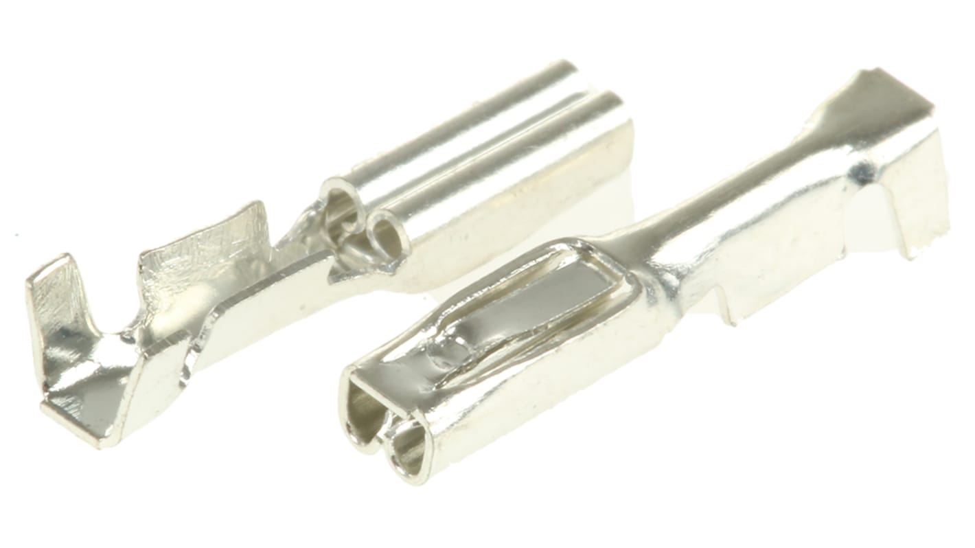 RS PRO Uninsulated Female Spade Connector, Receptacle, 0.2mm² to 0.5mm²