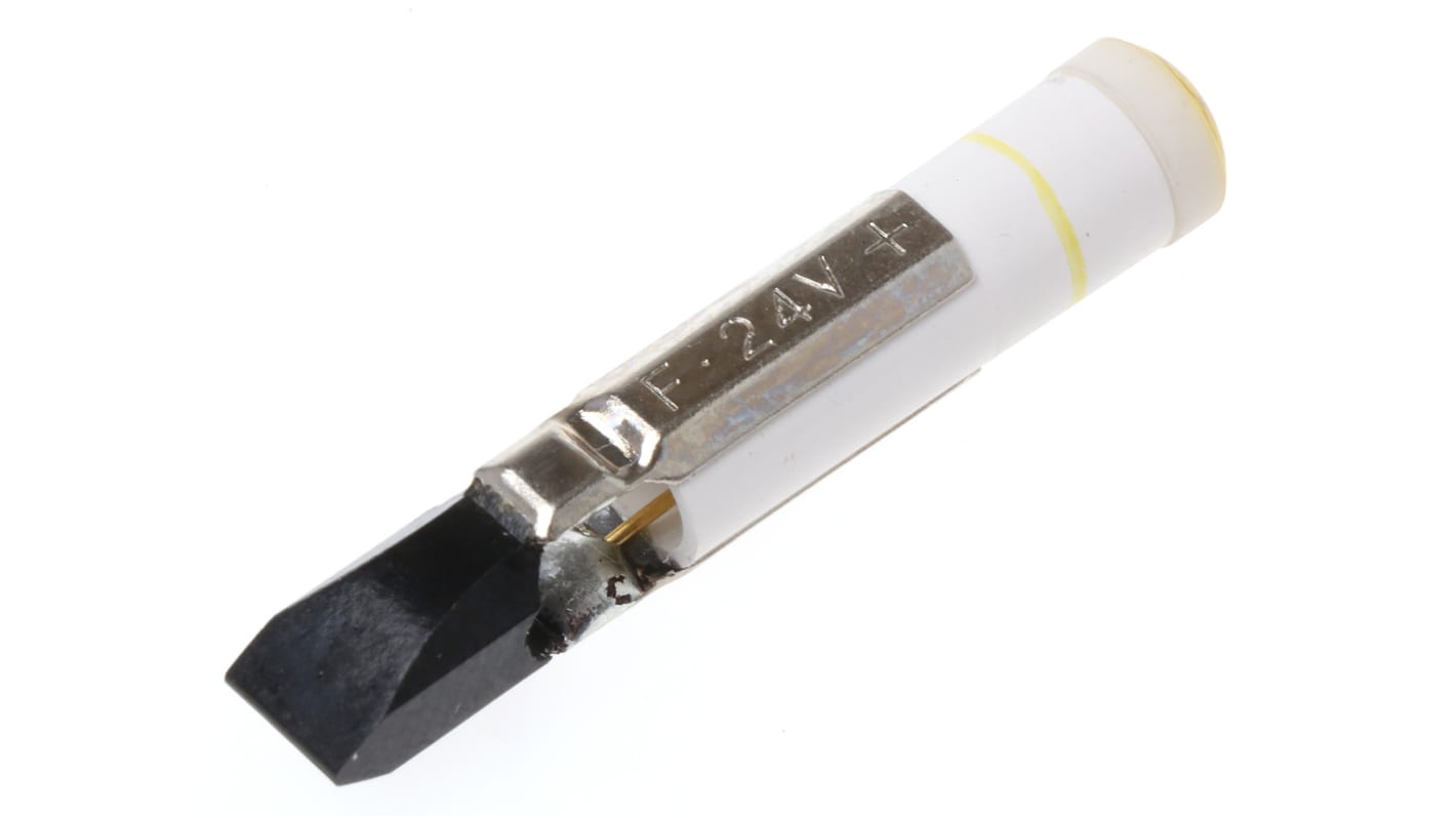 Žárovka indikátoru barva světla Žlutá, objímka žárovky: Telefonní kontaktní patice vícečipový, průměr: 5.5mm, 24V dc