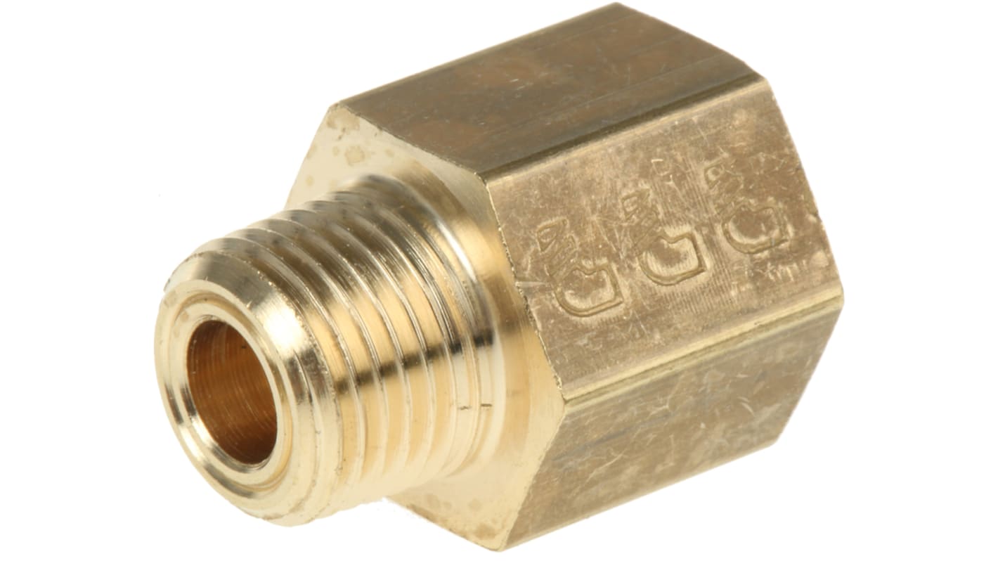 Adaptateur droit fileté Legris vers G 1/8 Femelle NPT 1/8 Mâle