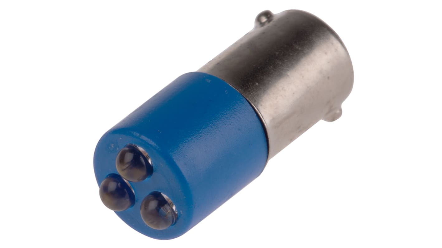 RS PRO Blue Panel Mount Indicator, 25 x 10mm Mounting Hole Size