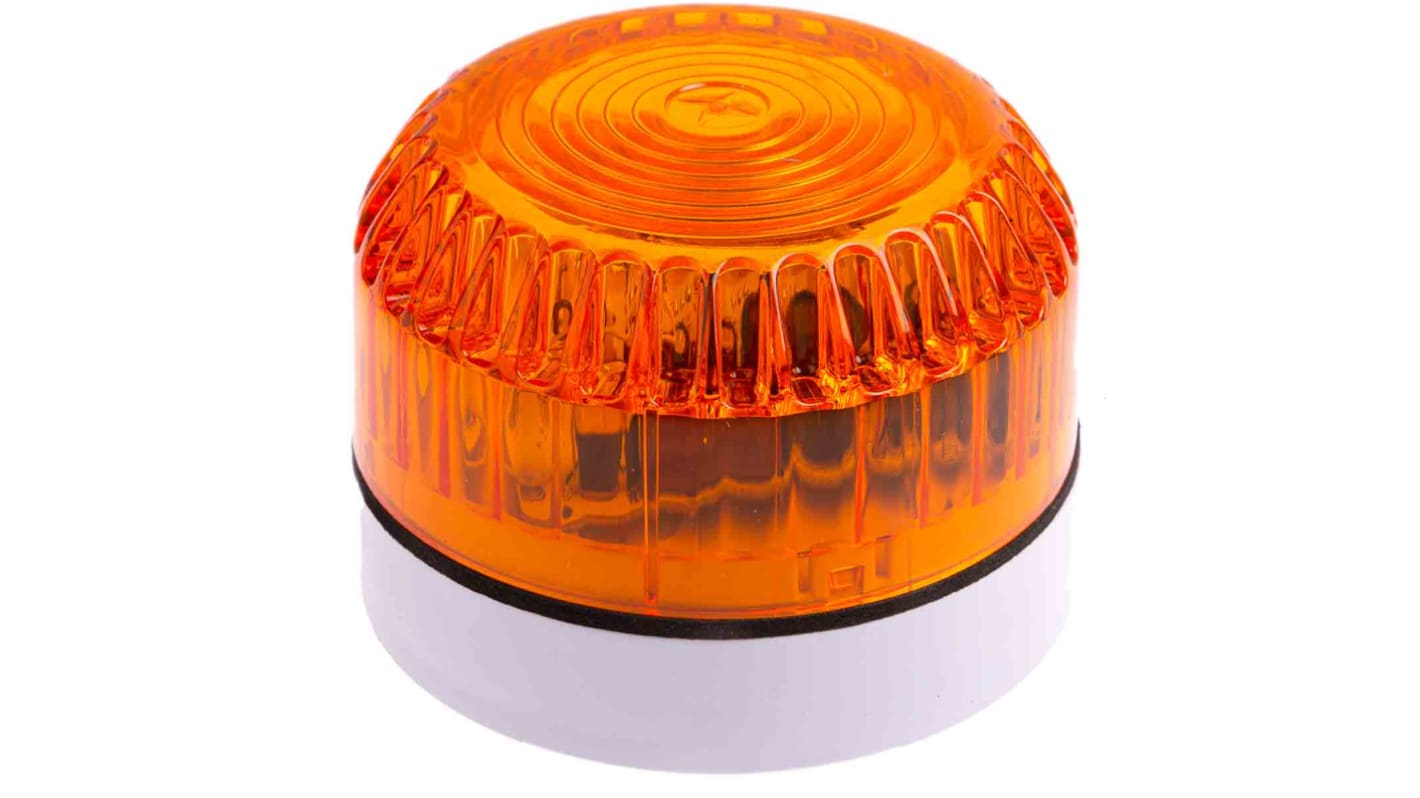 Eaton Series Amber Flashing Beacon, 9 → 60 V dc, Surface Mount, Xenon Bulb, IP54