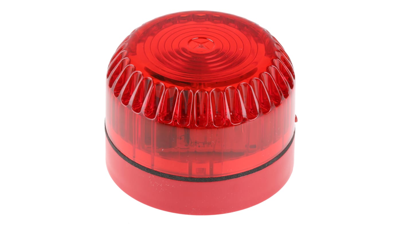 Eaton Fulleon, Solex, Xenon Blitz Signalleuchte Rot, 9 → 60 V dc, Ø 93mm x 65mm