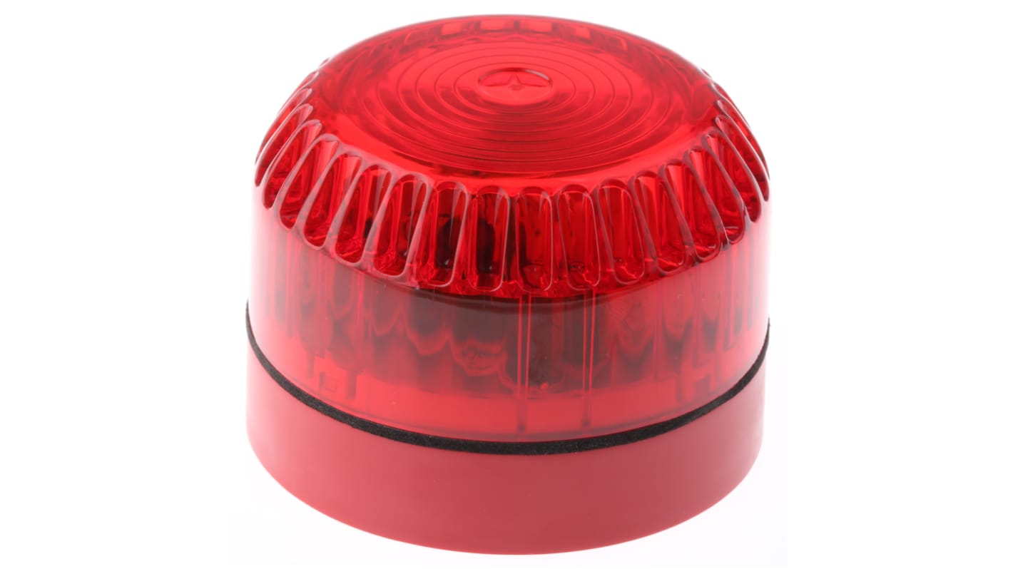 Eaton Fulleon, Solex, Xenon Blitz Signalleuchte Rot, 9 → 60 V dc, Ø 93mm x 65mm