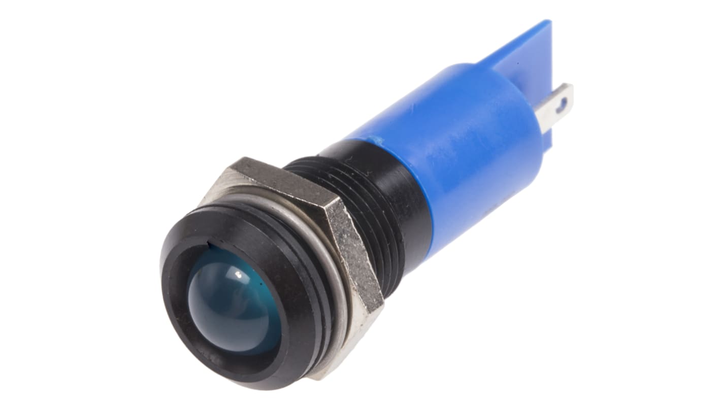 Voyant Bleu RS PRO, dia. 14.5mm, 240V, IP40