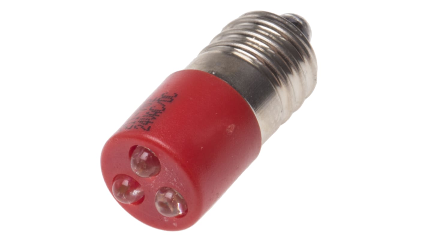 RS PRO Red Panel Mount Indicator, 25 x 10mm Mounting Hole Size