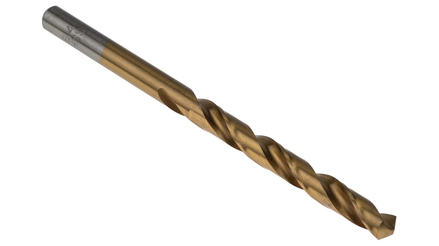 RS PRO HSS Twist Drill Bit, 6.4mm Diameter, 101 mm Overall