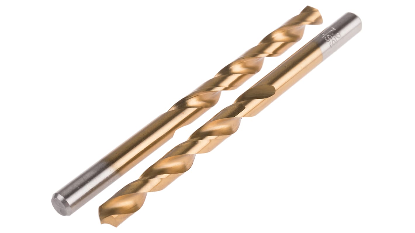 RS PRO HSS Twist Drill Bit, 7.2mm Diameter, 109 mm Overall