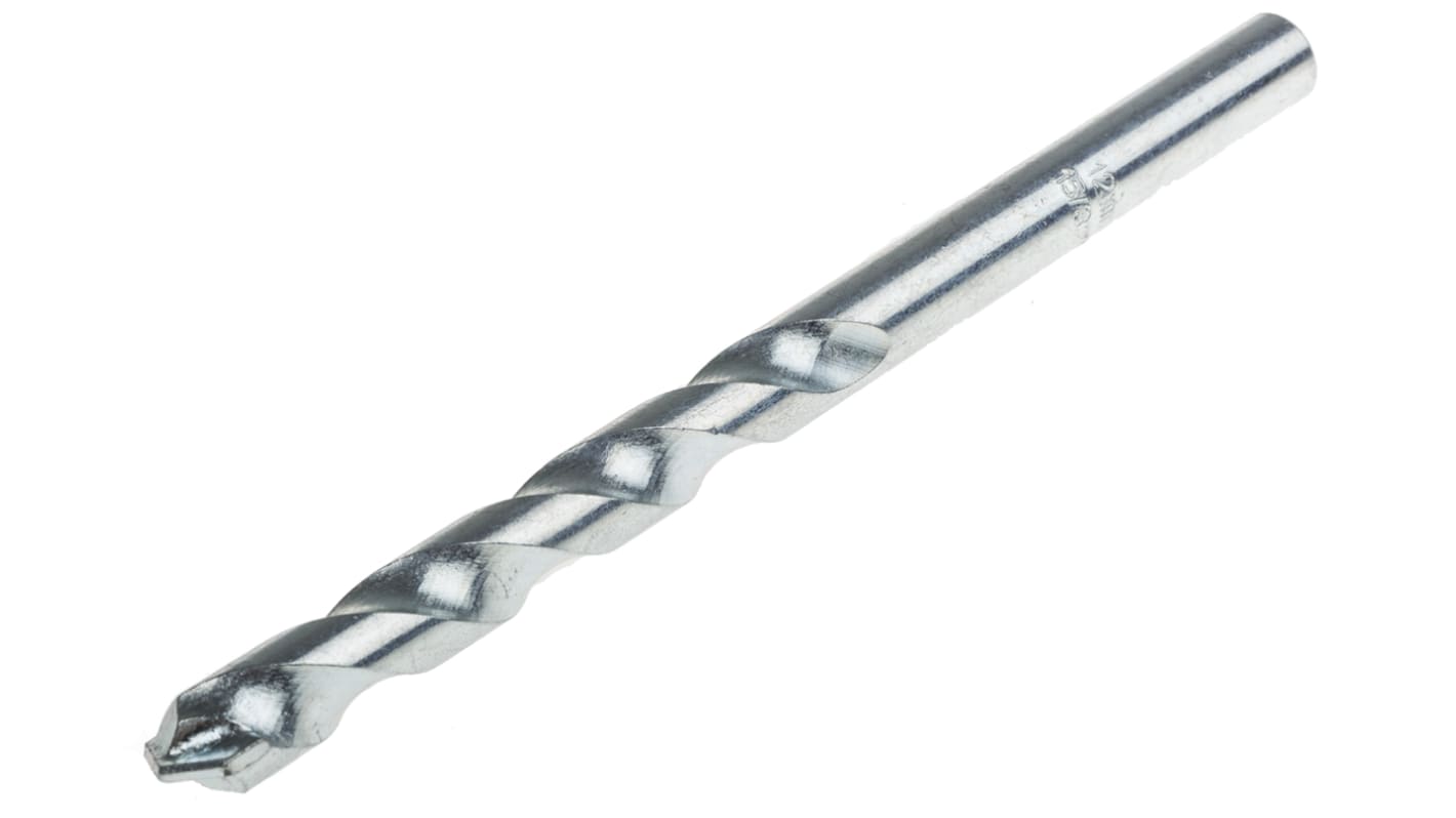 RS PRO Carbide Tipped Masonry Drill Bit, 12mm Diameter, 150 mm Overall