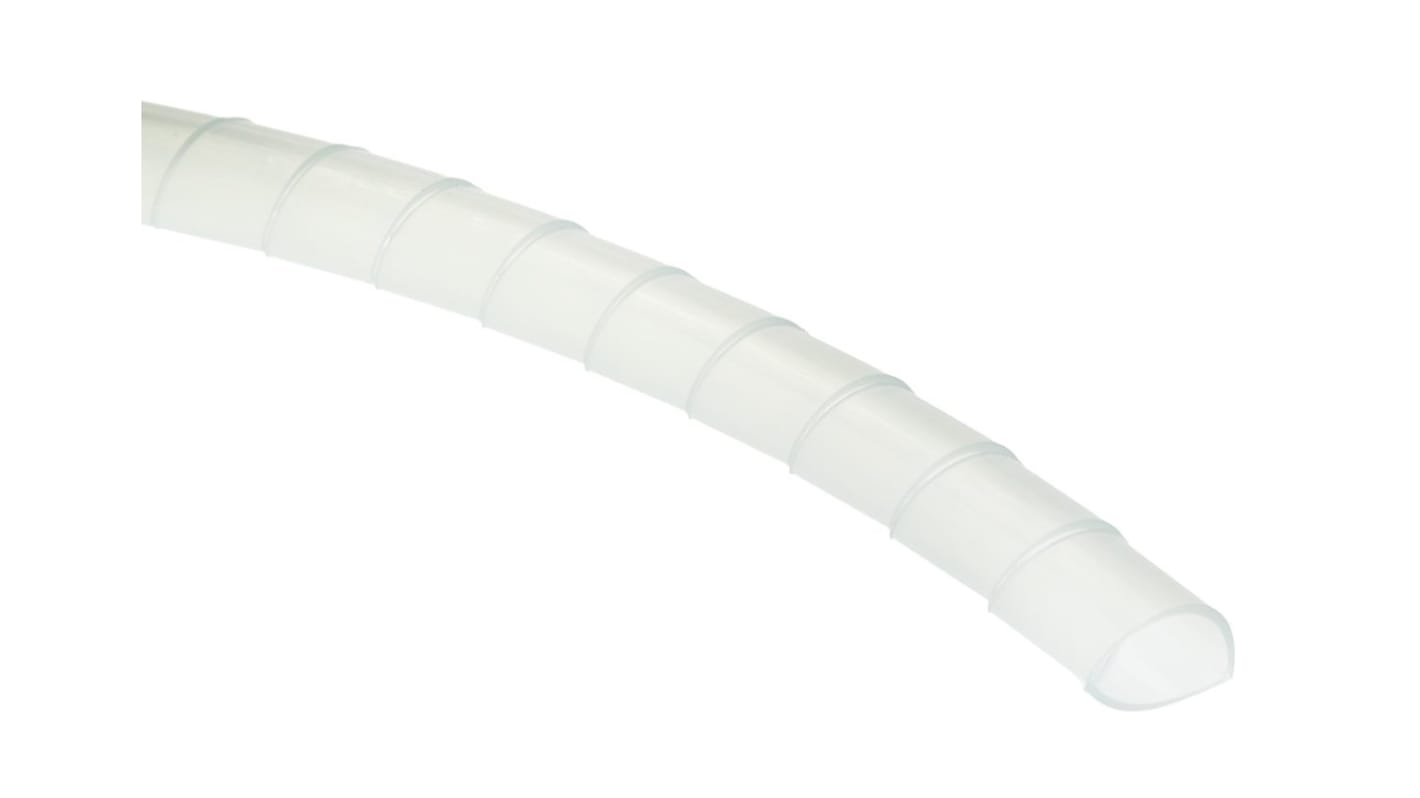 Organizador de cables en espiral HellermannTyton SBPA, PA 6 nylon, Ø máx. 10mm, long. 30m