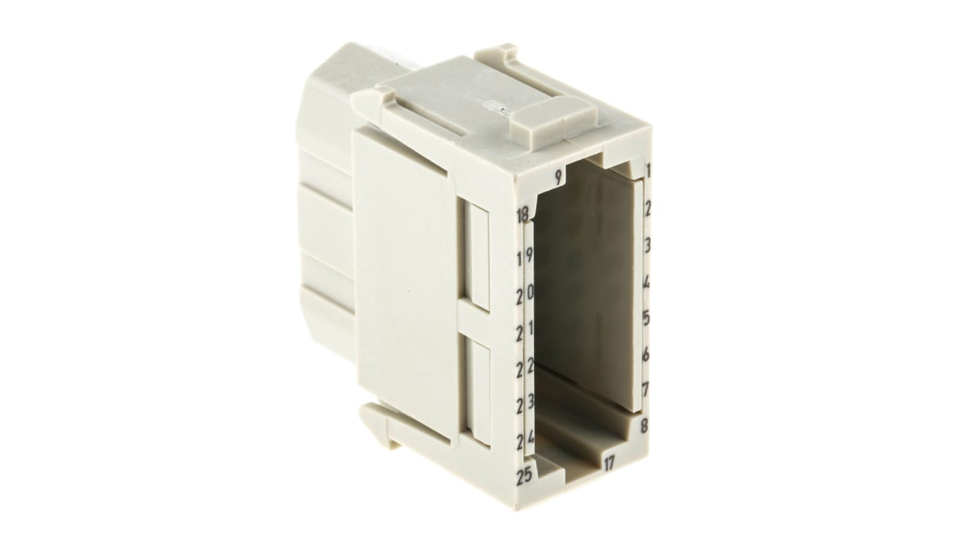 Module de connecteur HARTING série Han-Modular, 25 contacts , 5A, Femelle