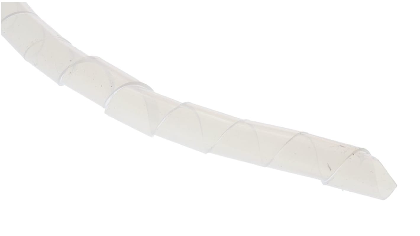 Organizador de cables en espiral HellermannTyton SBPTFE de PTFE, Ø máx. 10mm, long. 5m