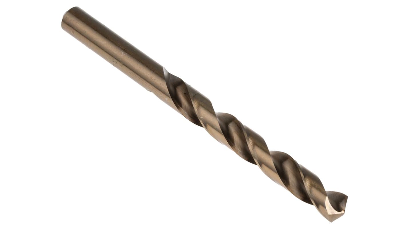 RS PRO HSCo Twist Drill Bit, 10.5mm Diameter, 133 mm Overall