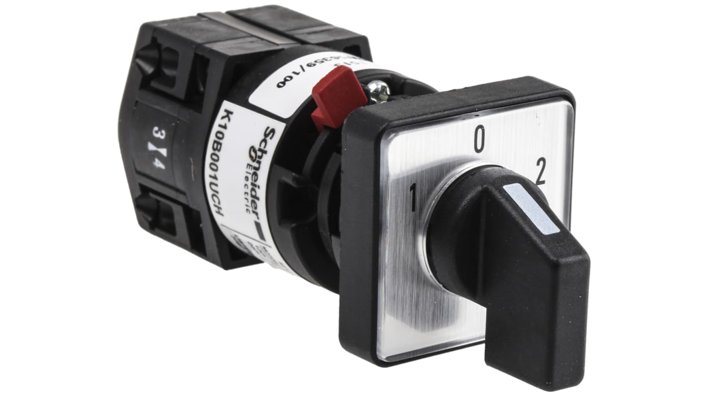 K10B001UCH Schneider Electric Rotary Cam Switch, 10A RS
