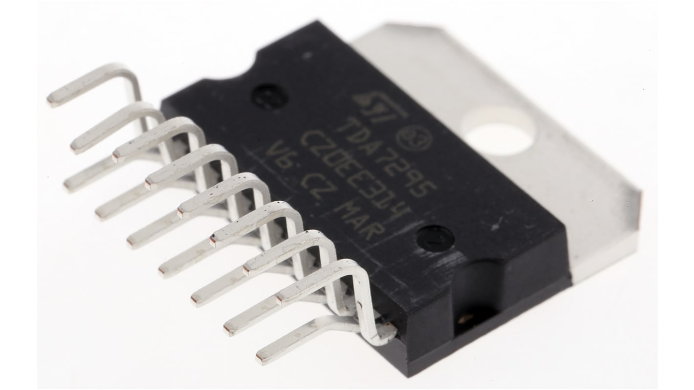 STMicroelectronics,Audio80W, 15-Pin MULTIWATT V TDA7295