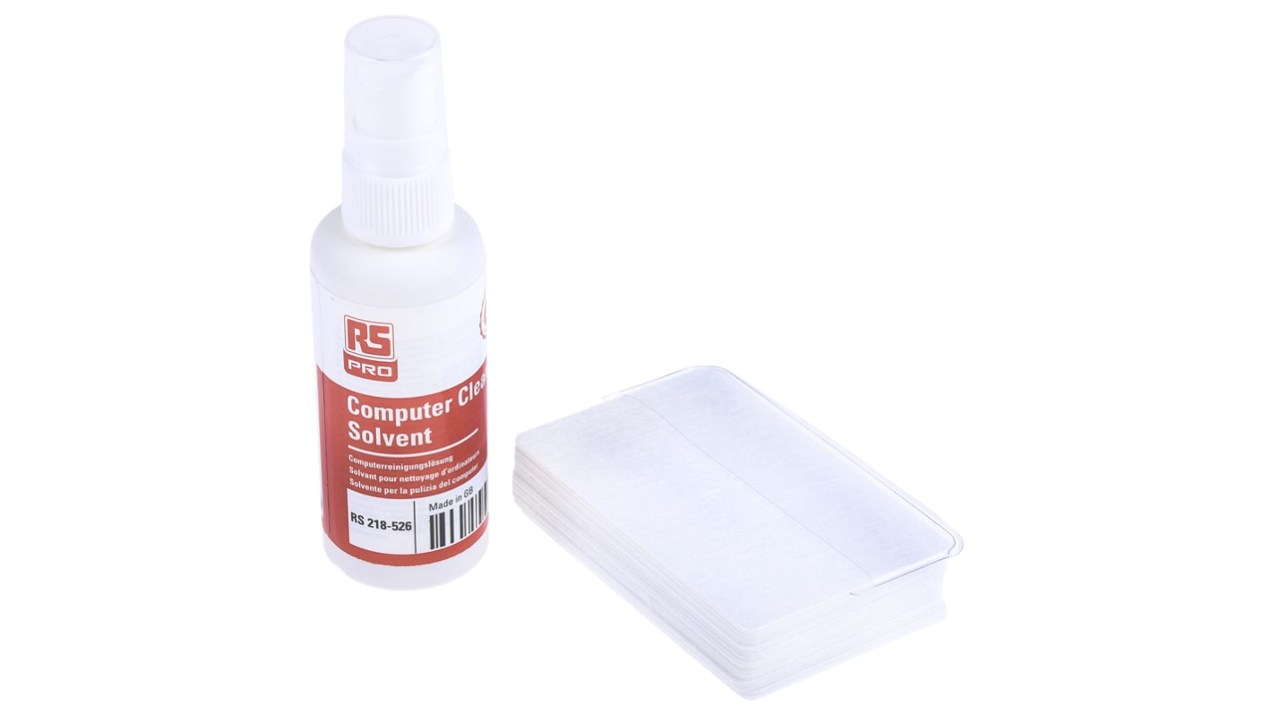 Salviette  per uso ripetuto umidificate RS PRO, col. Colore bianco, conf. da 20 pz.