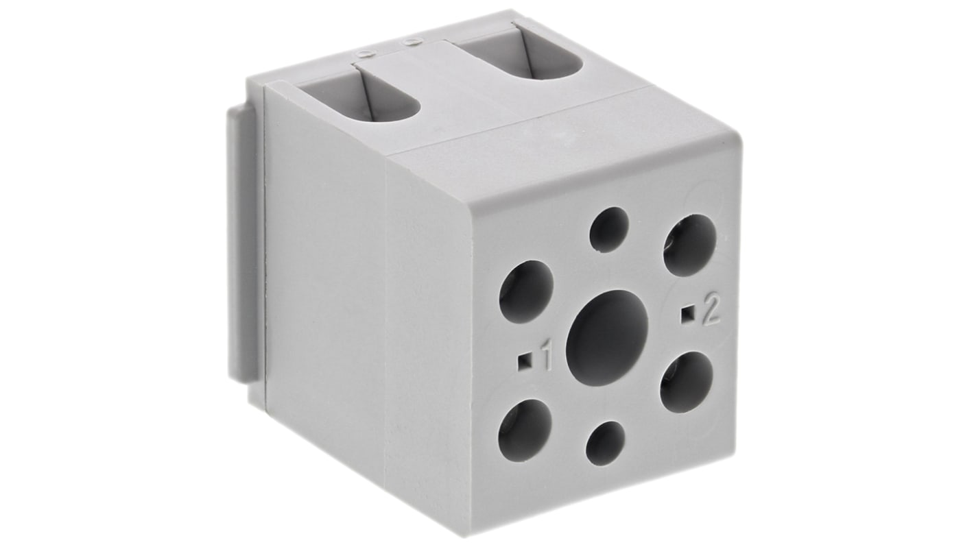 Phoenix Contact UK Series G 5/ 2 Non-Fused Terminal Block, 2-Way, 32A, 24 → 12 AWG Wire, Screw Down Termination