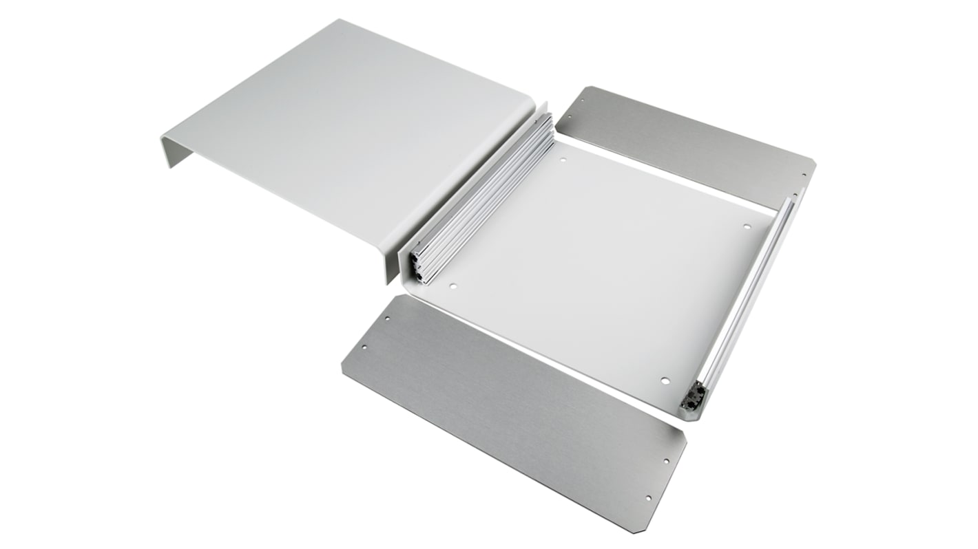 Caja para instrumentación METCASE de Aluminio Gris, 250 x 260 x 90mm, IP40