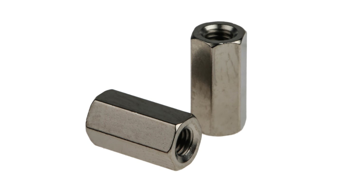 RS PRO Standoff, M3 x M3 Thread, 10mm Body, Brass, Female/Female RS