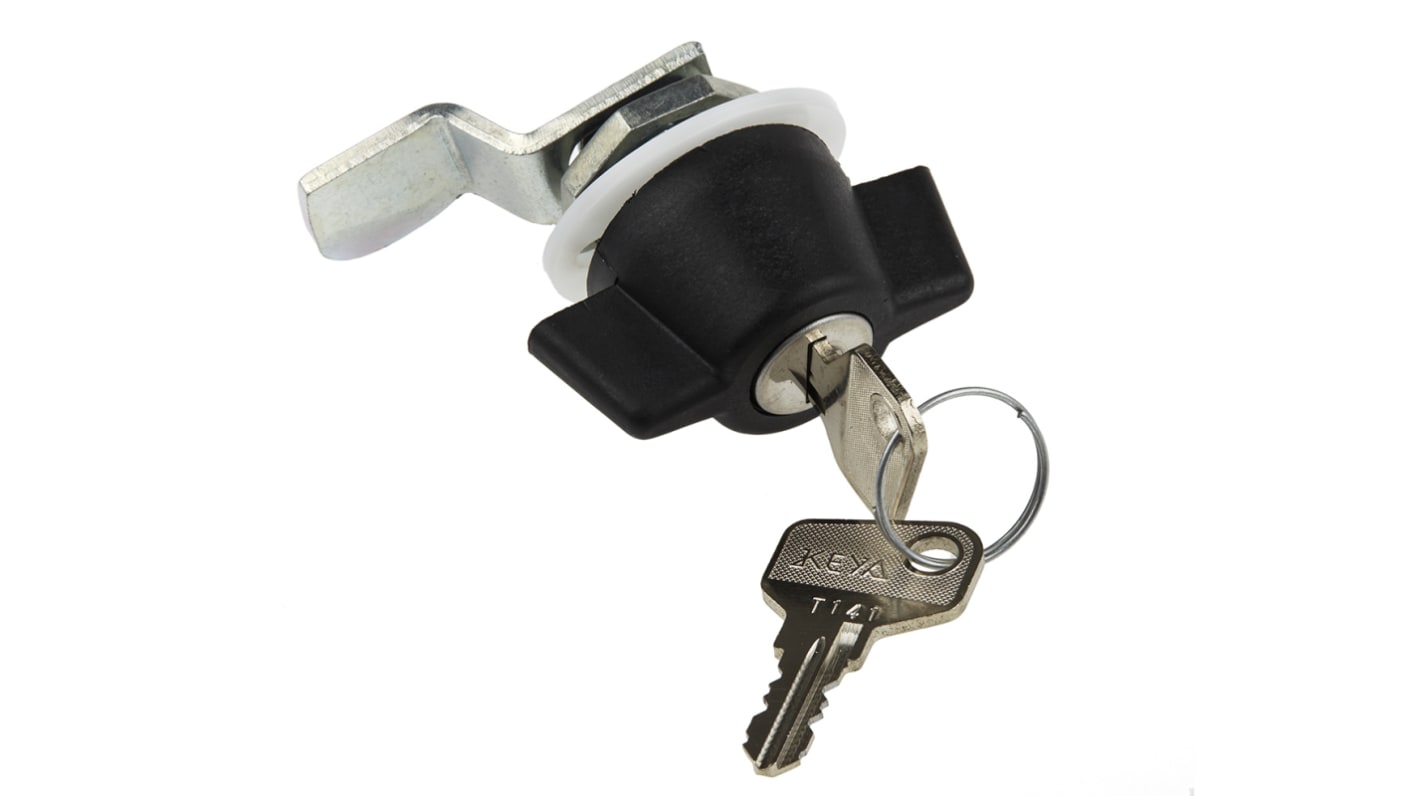 RS PRO Metal Lockable Handle, Key Unlock