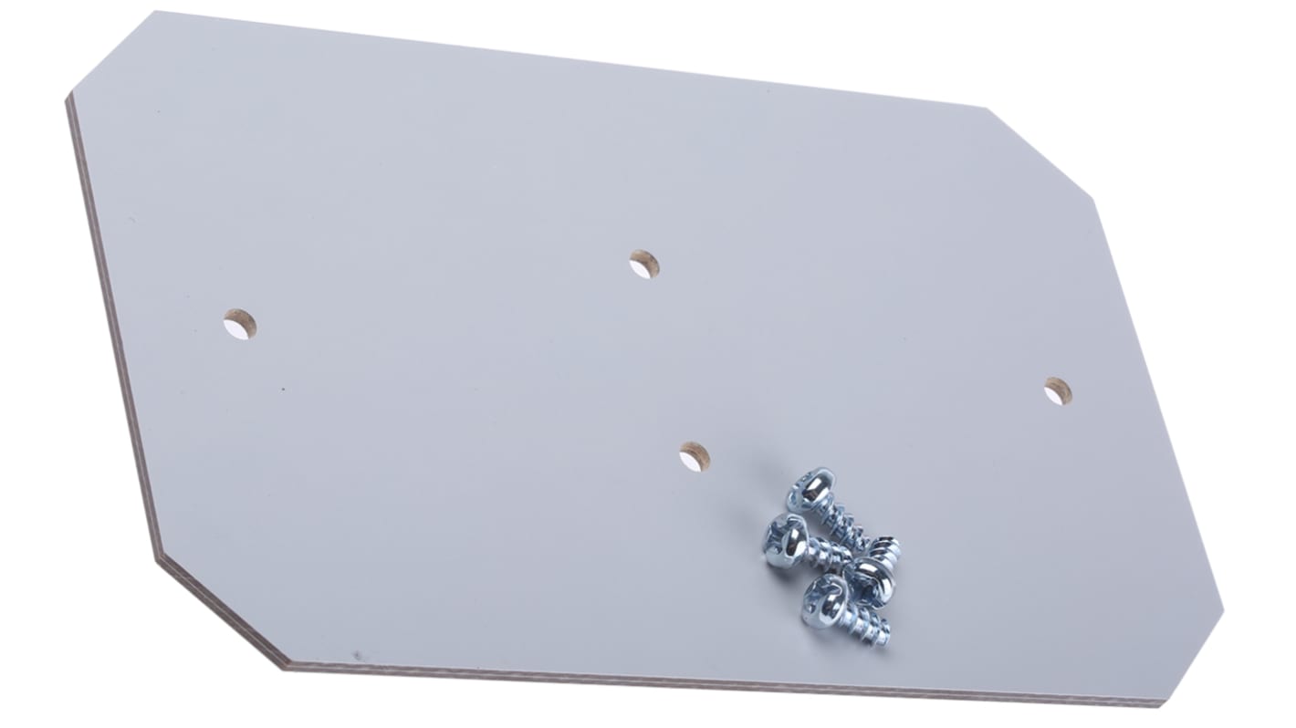 Spelsberg Plastic Mounting Plate, 3mm H, 150mm W, 90mm L for Use with TK Enclosure