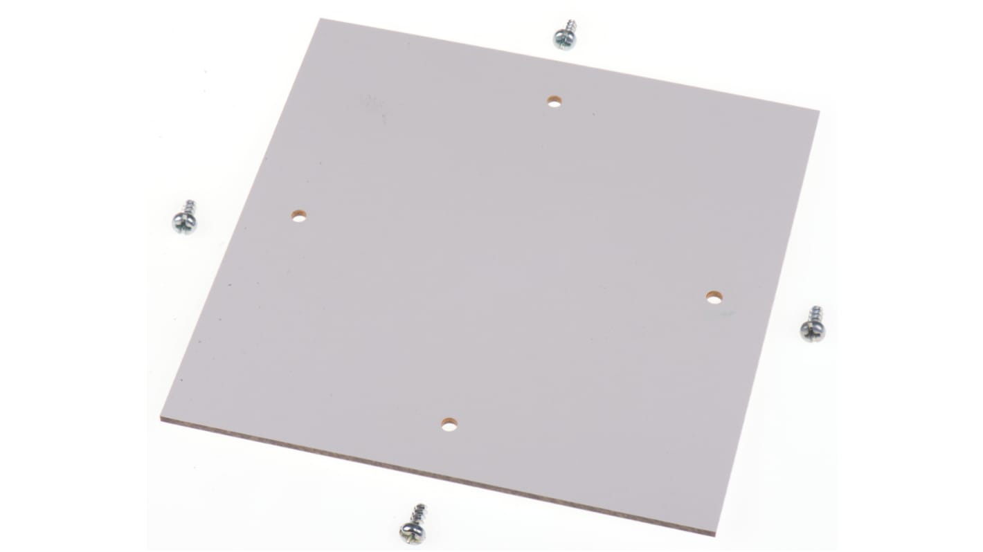 Spelsberg Plastic Mounting Plate, 3mm H, 150mm W, 150mm L for Use with TK Enclosure