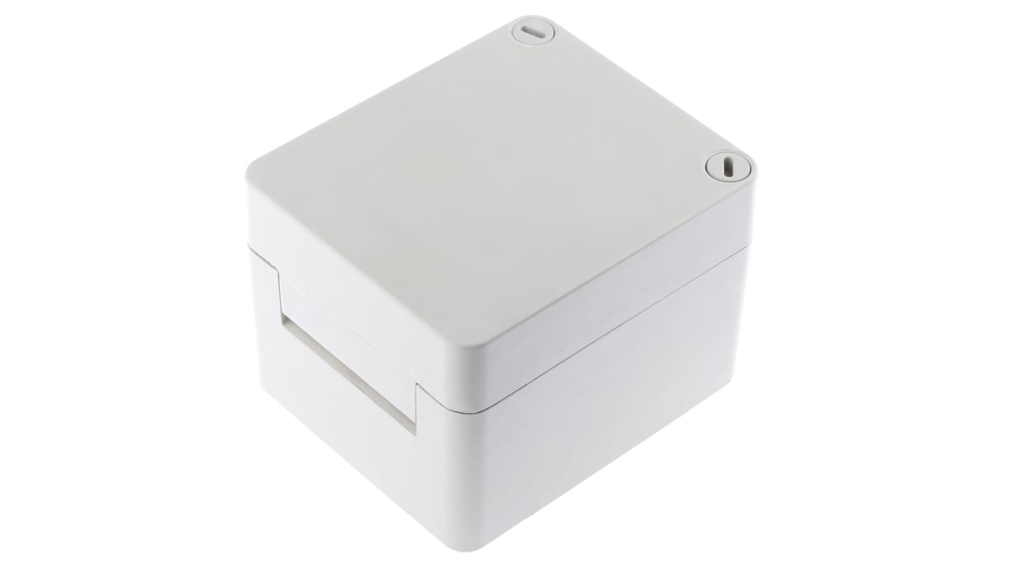 RS PRO Glass Reinforced Plastic Wall Box, IP66, 100 mm x 120 mm x 140mm