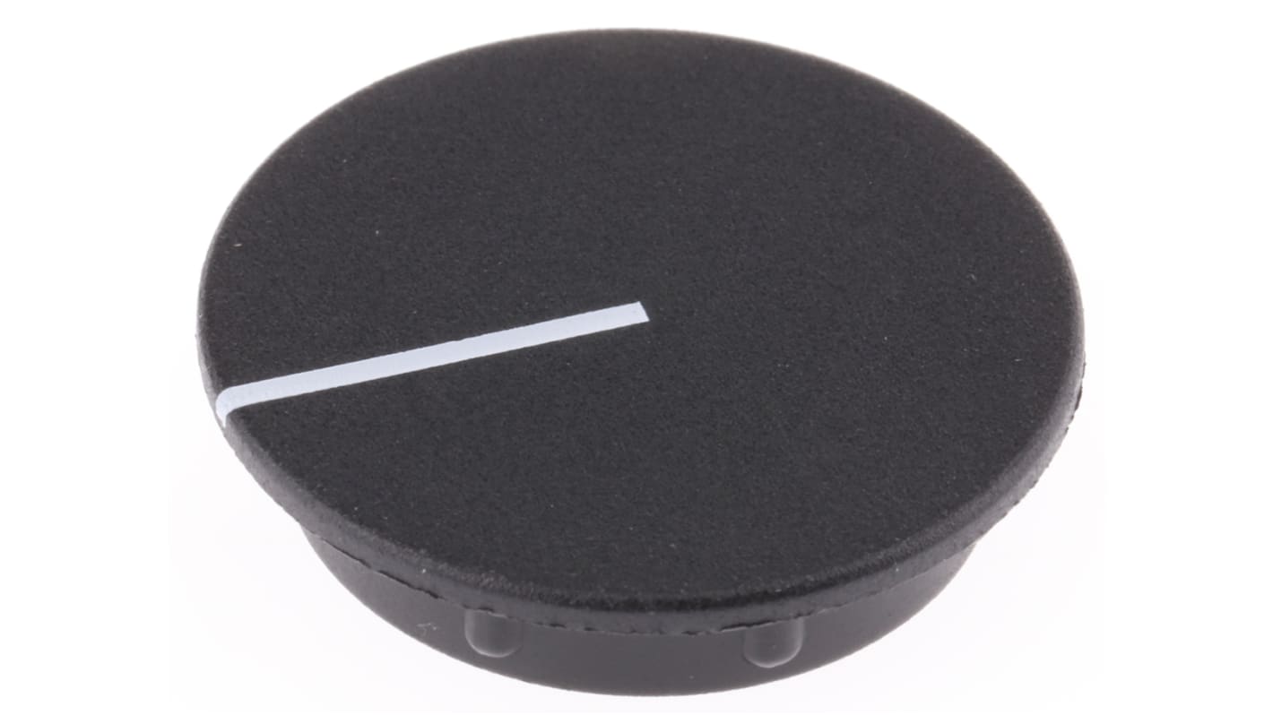 Sifam 29.5mm Black Potentiometer Knob Cap, C291-BLK