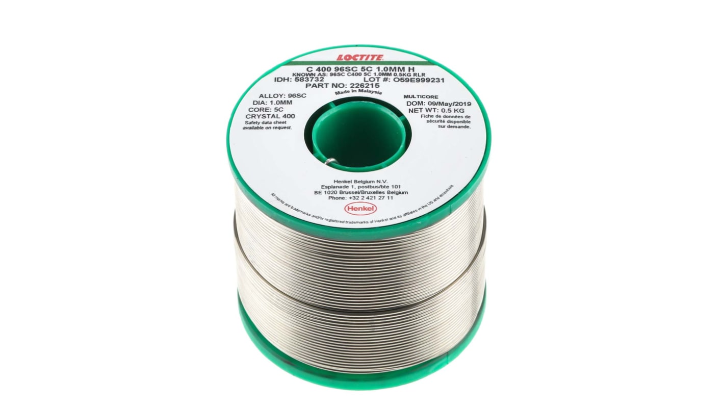 Multicore Wire, 1mm Lead Free Solder, 217°C Melting Point